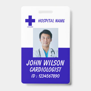 Zorg Verpleegster Foto ID Badge Card
