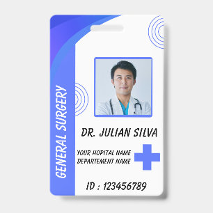 Zorg Verpleegster Foto ID Badge Card