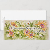 Zorg voor de Planten kaart (Voorkant / Achterkant)