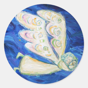 Zorg voor de Soul Angel met Baby Angel Art Sticker