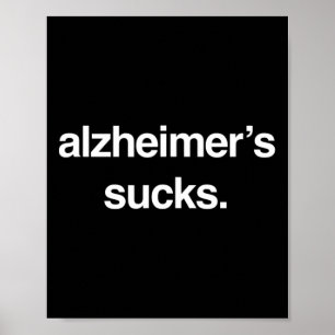 Zorg voor dementie en ziekte van Alzheimer Poster