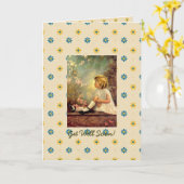 Zorg voor een goede gebedskaart kaart (Gele Bloem)