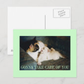 zorg voor je briefkaart (Voorkant / Achterkant)