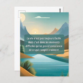 Zorg voor jezelf. briefkaart