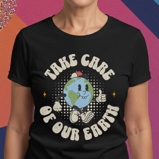Zorg voor onze aarde t-shirt