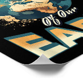 Zorg voor onze bescherming van het milieu poster (Hoek)