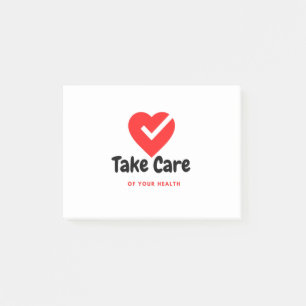 Zorg voor uw gezondheid post-it® notes
