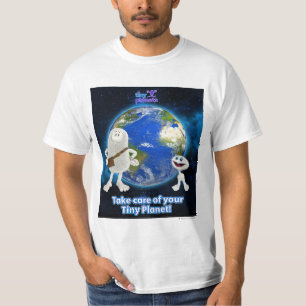 Zorg voor uw kleine planeet t-shirt