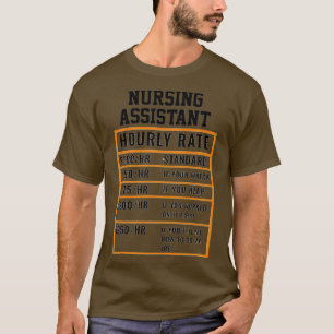 Zorgassistent-uurtarief T-shirt