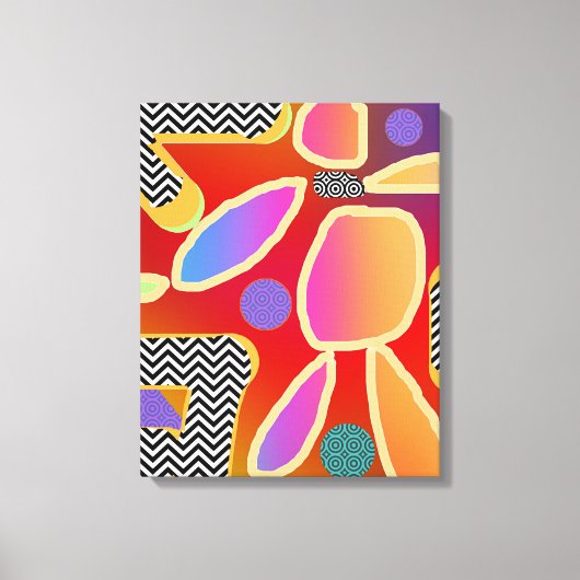Zorgeloos Canvas Afdruk (Voorkant)