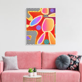Zorgeloos Canvas Afdruk (Insitu (Woonkamer))