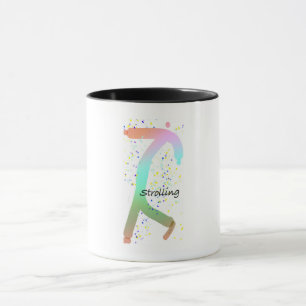 ZORGELOOS EN WANDELEND KOFFIE MOK
