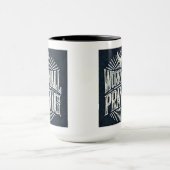 Zorgen Kleine Bidden Grote 15oz Geloof-geïnspireer Mok (Midden)