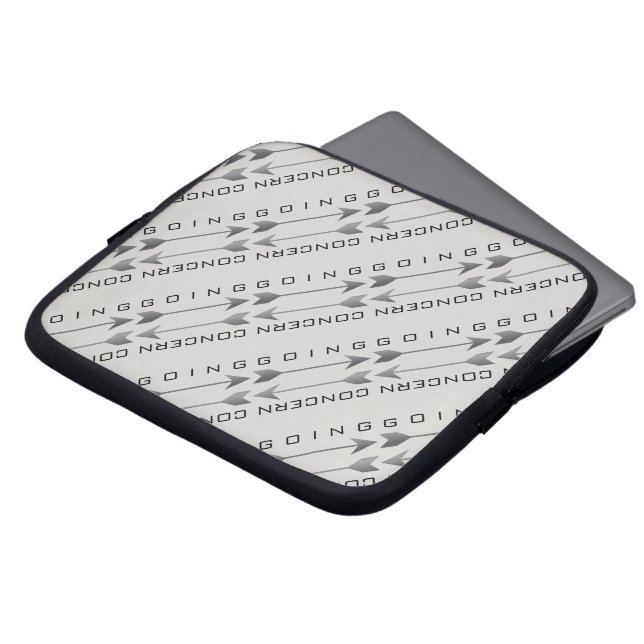 "Zorgen" Laptop Sleeve (Voorkant top)