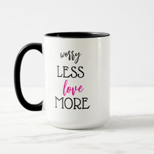 Zorgen Minder Liefde Meer Koffie Mok Cup