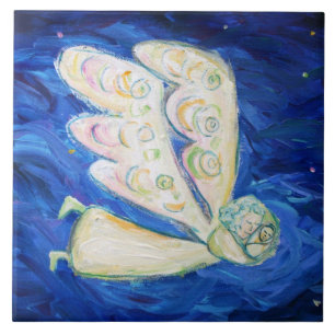 Zorgen voor de Soul Angel Tile Gift Tegeltje