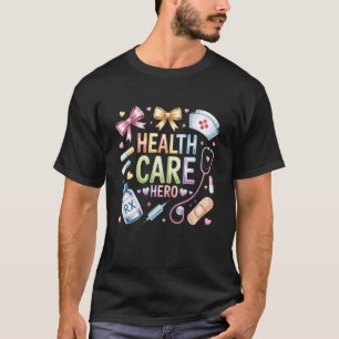 Zorgheld Verpleegster Zorgmedewerker Waardering T-shirt