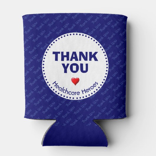 Zorghelden DANK U BLUE Blikjeskoeler (Achterkant)