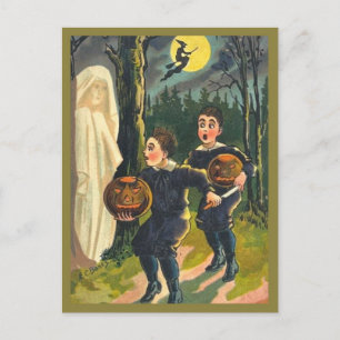 Zorgkinderen en gastkinderen -  Halloween Briefkaart