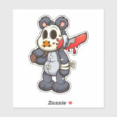 Zorglijk Beer - Jason? Sticker (Vel)