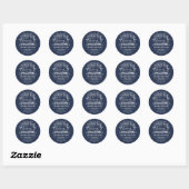 Zorgverlener Bedankt voor je waardering Ronde Sticker (Vel)