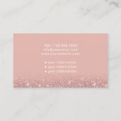 Zorgverlener Elegant Medical Roos Gold Visitekaartje (Achterkant)