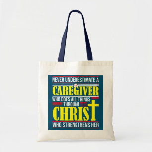 Zorgverlener Funny Religieuze Quote Jesus Fanatic Tote Bag