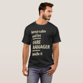 Zorgverlener Geldt Funny Job Title Professional T-shirt (Voorkant volledig)