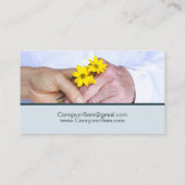 Zorgverlener Ouderen Thuiszorg Visitekaartje (Achterkant)