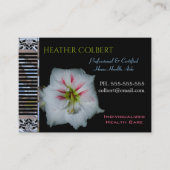 Zorgverlener Trustt Lily Floral Professional  Visitekaartje (Voorkant)