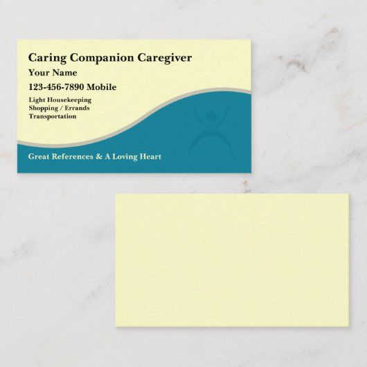 Zorgverlener Visitekaartjes (Voorkant / Achterkant)