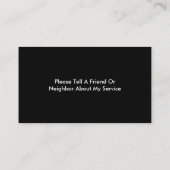 Zorgverlener Visitekaartjes (Achterkant)