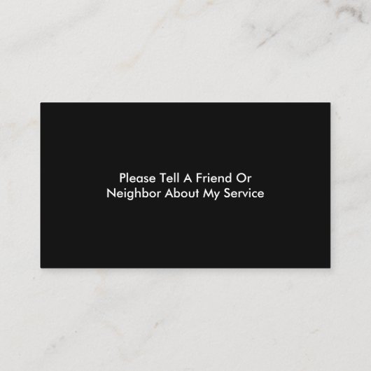 Zorgverlener Visitekaartjes (Achterkant)