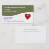 Zorgverlener Visitekaartjes (Voorkant / Achterkant)