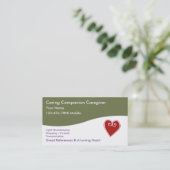 Zorgverlener Visitekaartjes (Staand voorkant)