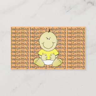 Zorgverlener voor baby's visitekaartje