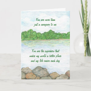 Zorgverlener Waardering Kaart met oever van het me