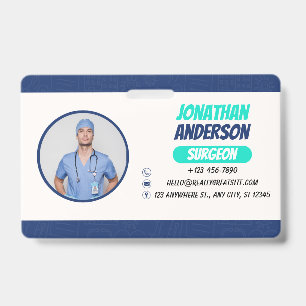 Zorgverpleegkundige foto ID badge kaart