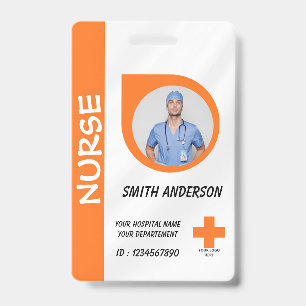 Zorgverpleegkundige foto ID badge kaart