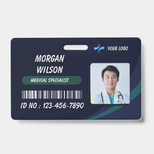 Zorgverpleegster Foto ID Badge Card