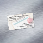 Zorgverzekeraar Modern Magnetisch Visitekaartje (Voorbeeld)