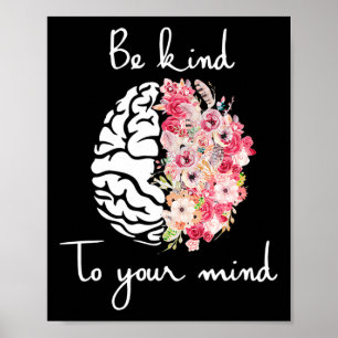 Zorgvuldigheid voor de geestelijke gezondheid poster