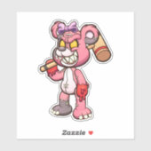 Zorgwekkend Beer - Zombie Sticker (Vel)