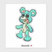 Zorgwekkend Beer - Zombie Sticker (Vel)