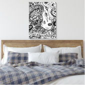 Zorgwekkend Canvas Afdruk (Insitu (Slaapkamer))