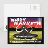 Zorgwekkende Briefkaarten van zoogdieren (Voorkant / Achterkant)