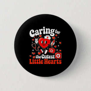 Zorgzaam Voor De Schattigste Zoete Hartjes Nicu Ve Ronde Button 5,7 Cm