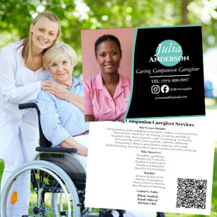 Zorgzame Begeleider Verzorger Briefkaart