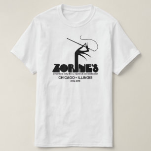 Zorine's restaurant disco nachtclub, Chicago, IL T-shirt