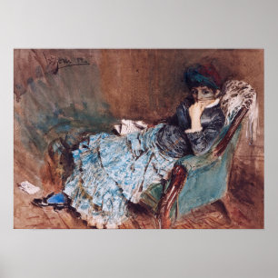 Zorn - De brief, 1882 Poster